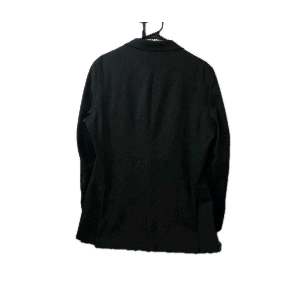 J.M. Haggar Slim Fit Black Blazer‎ Jacket Men's 40L Two Button Suit Coat